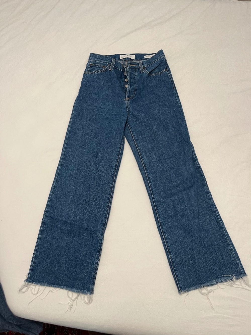 Aritzia Denim Forum Farrah High Rise Wide Leg 26 Jeans